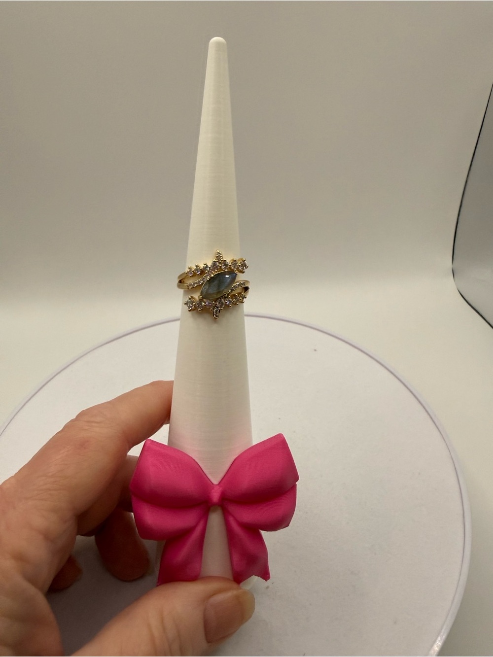 Genuine Labrodite Gold Plated - Women Jewelry